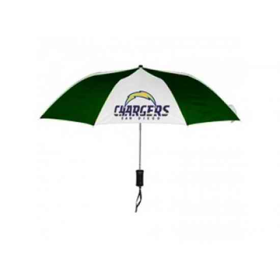 NFL San Diego Charger Folding Umbrella Green&White